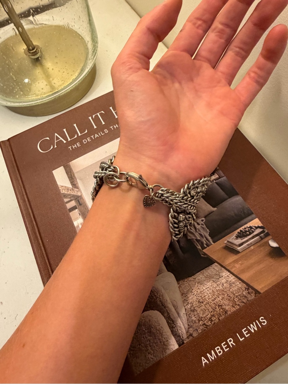 Stella & Dot Silver Bracelet - Picture 2 of 2